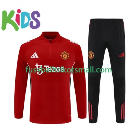 Manchester United Kinder Rot Sweatshirts Anzüge 2025-2026